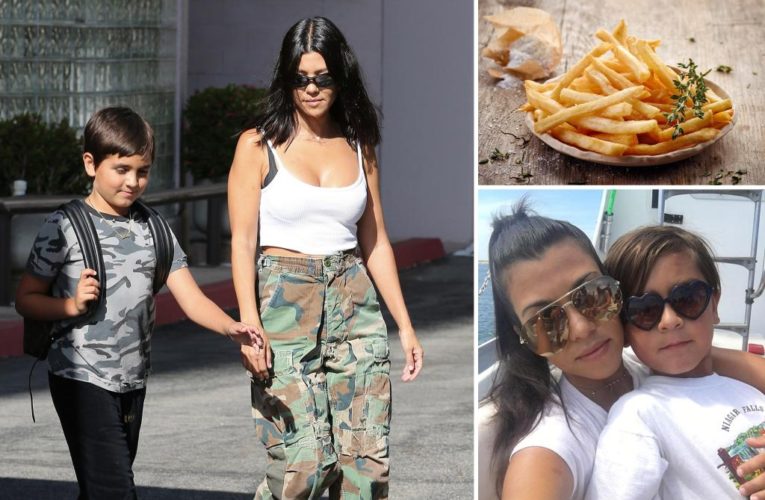 Kourtney Kardashian’s son hasn’t had fries in a year