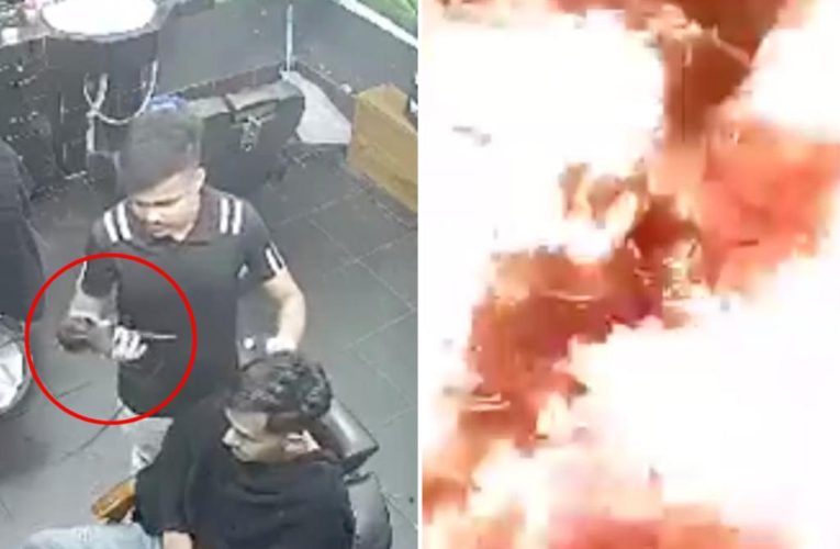 Exploding hair dryer sparked fatal barbershop fire: video