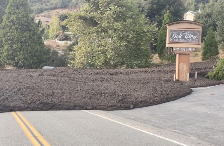 Photographer Roger Seheult captures intense video of mud barreling down California hillside