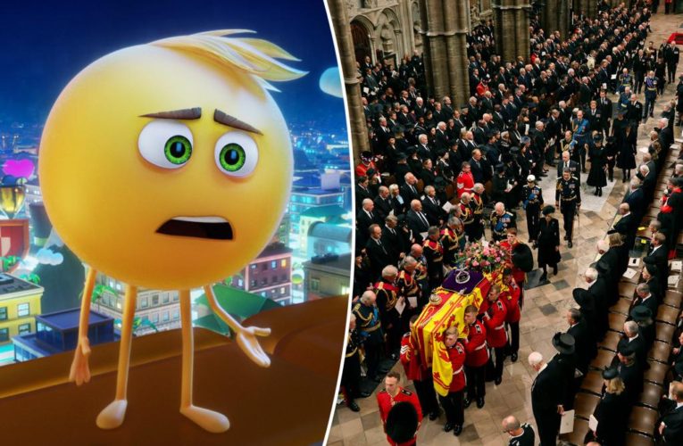 UK news channel plays ‘Emoji Movie’ during Queen’s funeral