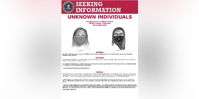 The FBI poster of the suspects in the kidnapping of Sherri Papini.