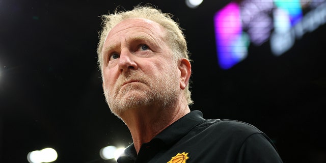 Phoenix Suns owner Robert Sarver is shown on April 19, 2022.