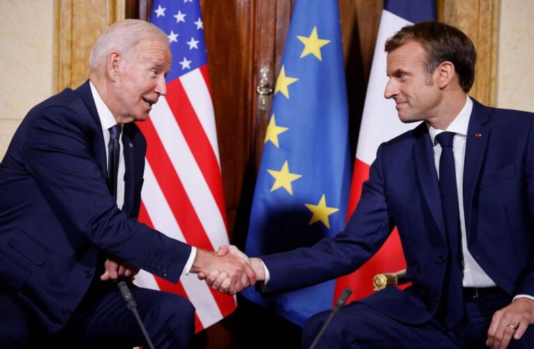 Bidens to host their first state visit from France’s Macron Dec. 1