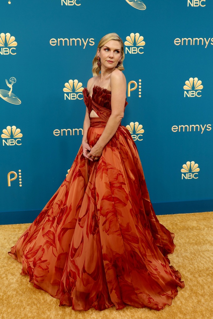Rhea Seehorn attending the 2022 Emmys. 