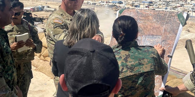 CENTCOM chief Gen. Erik Kurilla consults with officials running the al-Hol camp.