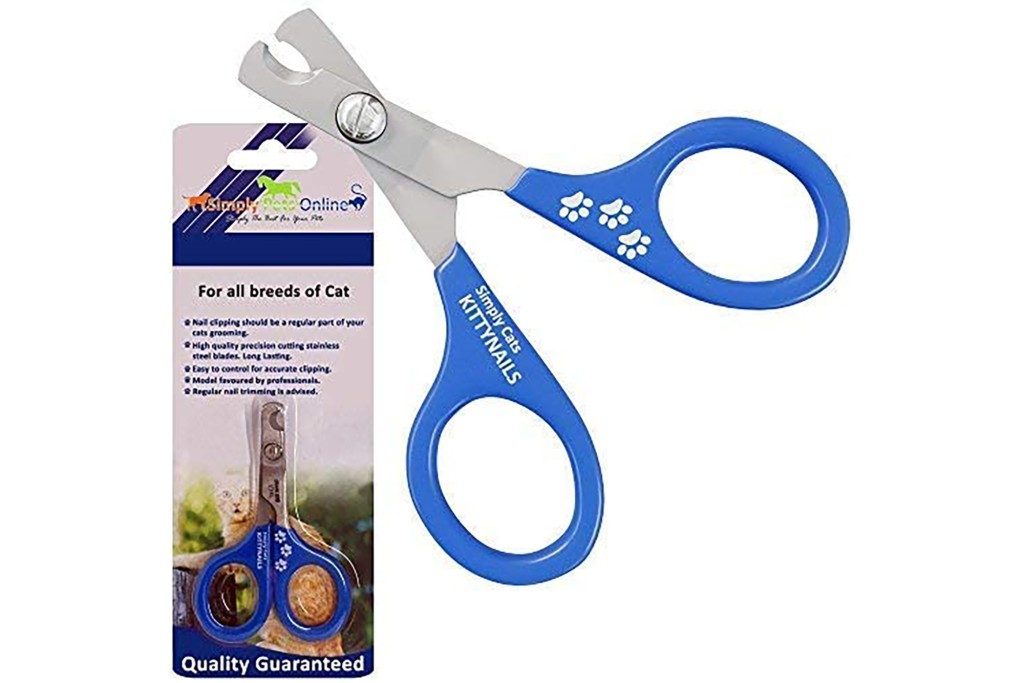 A pair of cat nail clippers