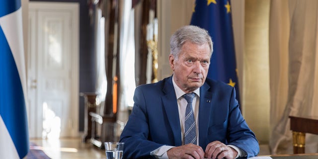 President Niinistö spoke at the summit of the Crimea Forum on Aug. 23, 2022.