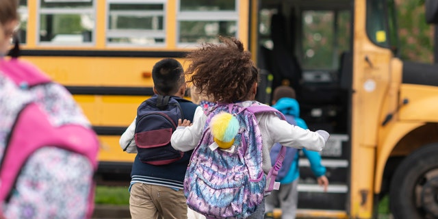 The substitute bus driver refused to let the elementary-aged children to disembark the bus on Tuesday afternoon.