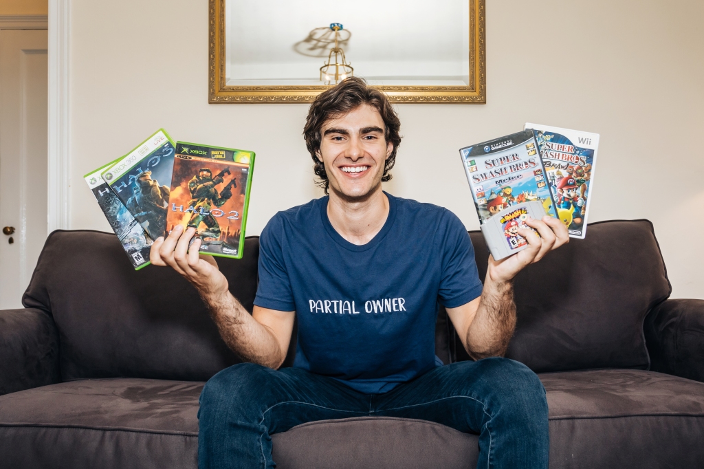 Andrea Angiolillo has been collecting games for five years.