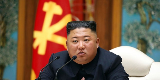 North Korean leader Kim Jong Un attends a politburo meeting of the ruling Workers' Party of Korea in Pyongyang. (Korean Central News Agency/Korea News Service via AP, File)