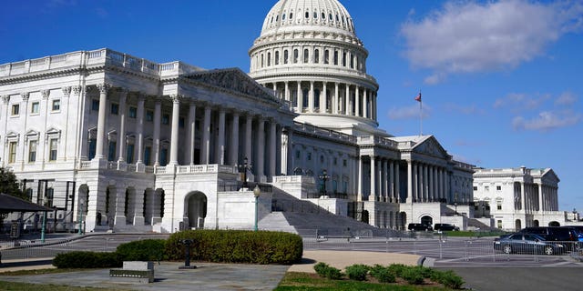 Capitol Hill on a sunny day in Washington, D.C.