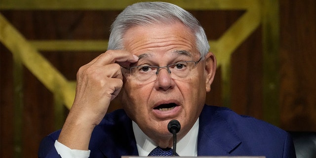 Committee chairman Sen. Bob Menendez, D-N.J., speaks during a Senate Foreign Relations Committee hearing on Capitol Hill on Sept. 14, 2021.