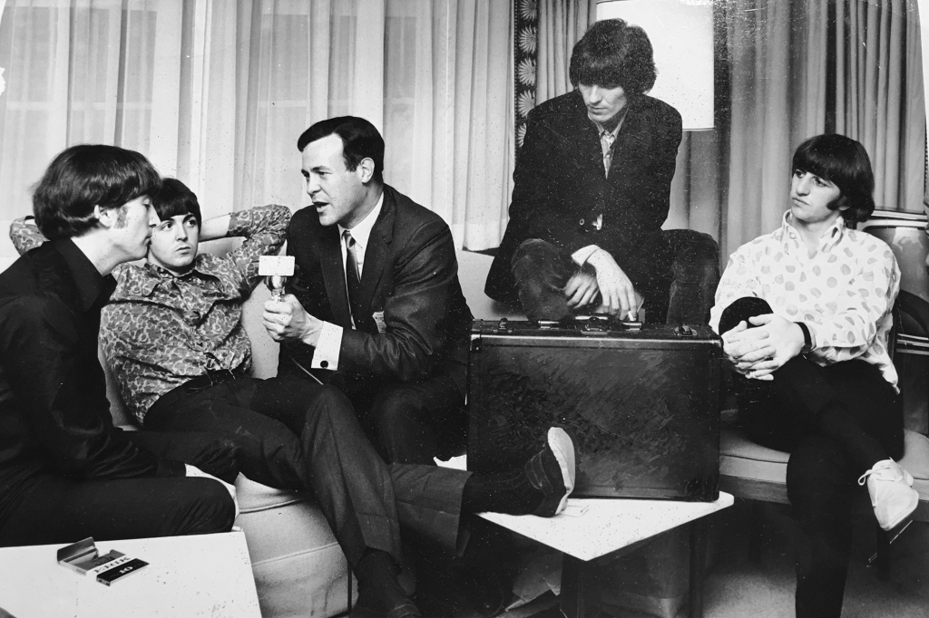 "Cousin Brucie" Morrow famously interviewed The Beatles in their NYC hotel in 1964. They became great friends.