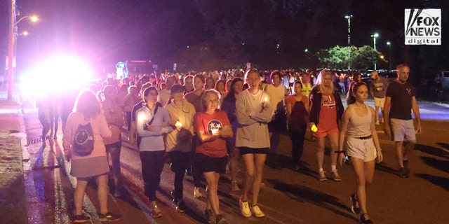 Over a thousand people showed up this morning (Friday) for a walk/run to remember murdered school teacher Eliza Fletcher. People congregated at Memphis’s second Presbyterian church to walk 4 miles in memory of Eliza’s name. Many of the walkers could be seen wearing shirts with the logo "Finish Liza’s Run." Liza was allegedly abducted and murdered last week by Cleotha Henderson.