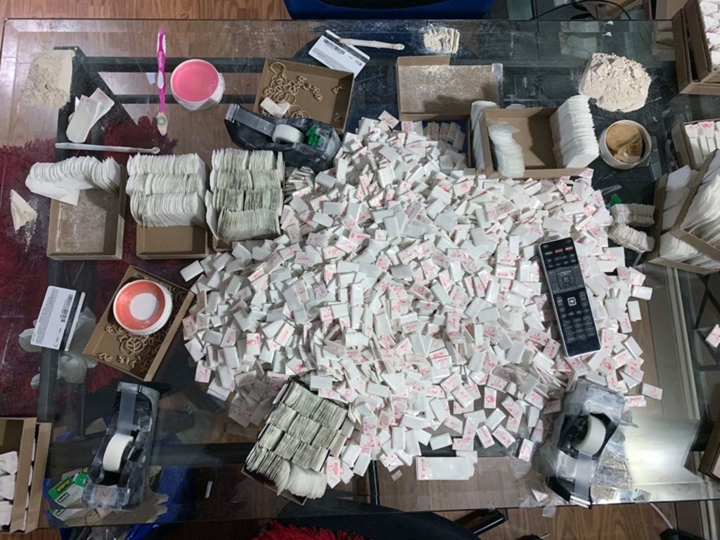 Despite major fentanyl busts such as this one, drug agents say not enough funding is available to stem the drug’s flow on the US-Mexico border. 