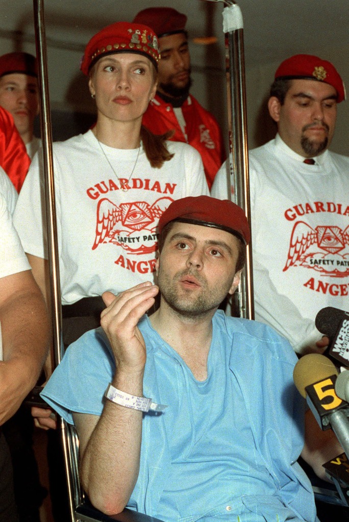 Curtis Sliwa was broadcasting for WABC from Bellevue Hospital after he was shot five times in the early 1990s.