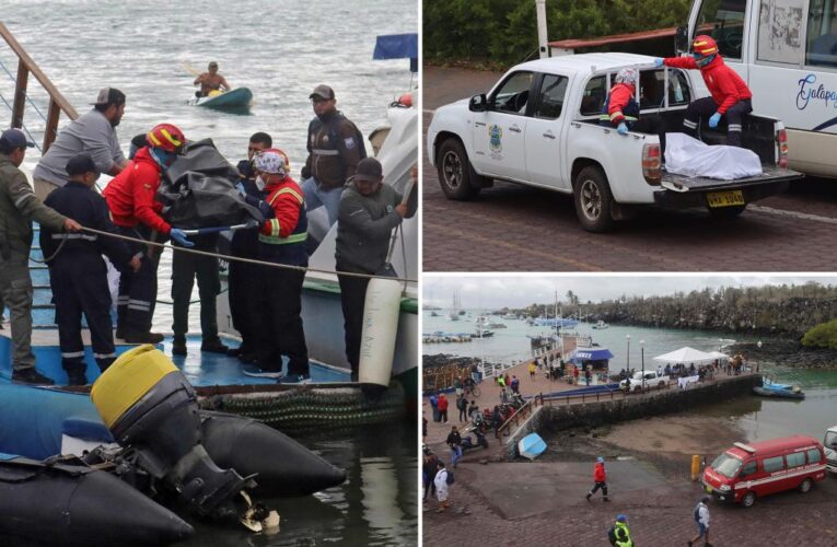 4 dead, including American, after boat sinks near Galapagos Islands