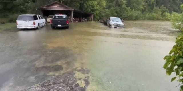 More than 10 inches of rain was estimated to have fallen in southern Chattooga County, Georgia, according to FOX5 Atlanta meteorologist Ryan Beesley.