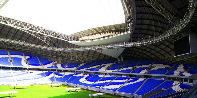 A view of Al Janoub Stadium, one of the eight venues to host the FIFA World Cup 2022 in Qatar.