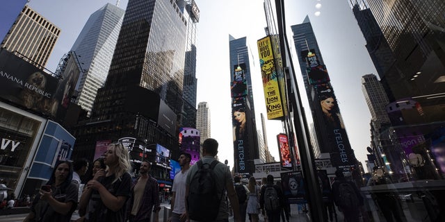  A general view of the Times Square in New York City, United States on September 16, 2022. 