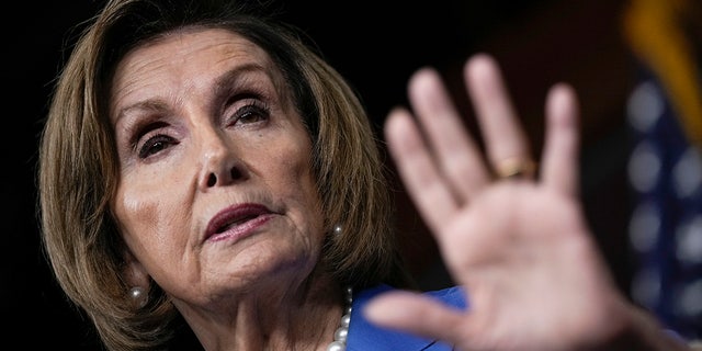 Speaker of the House Nancy Pelosi, D-Calif., speaks during her weekly news conference on Capitol Hill September 22, 2022 in Washington, DC.