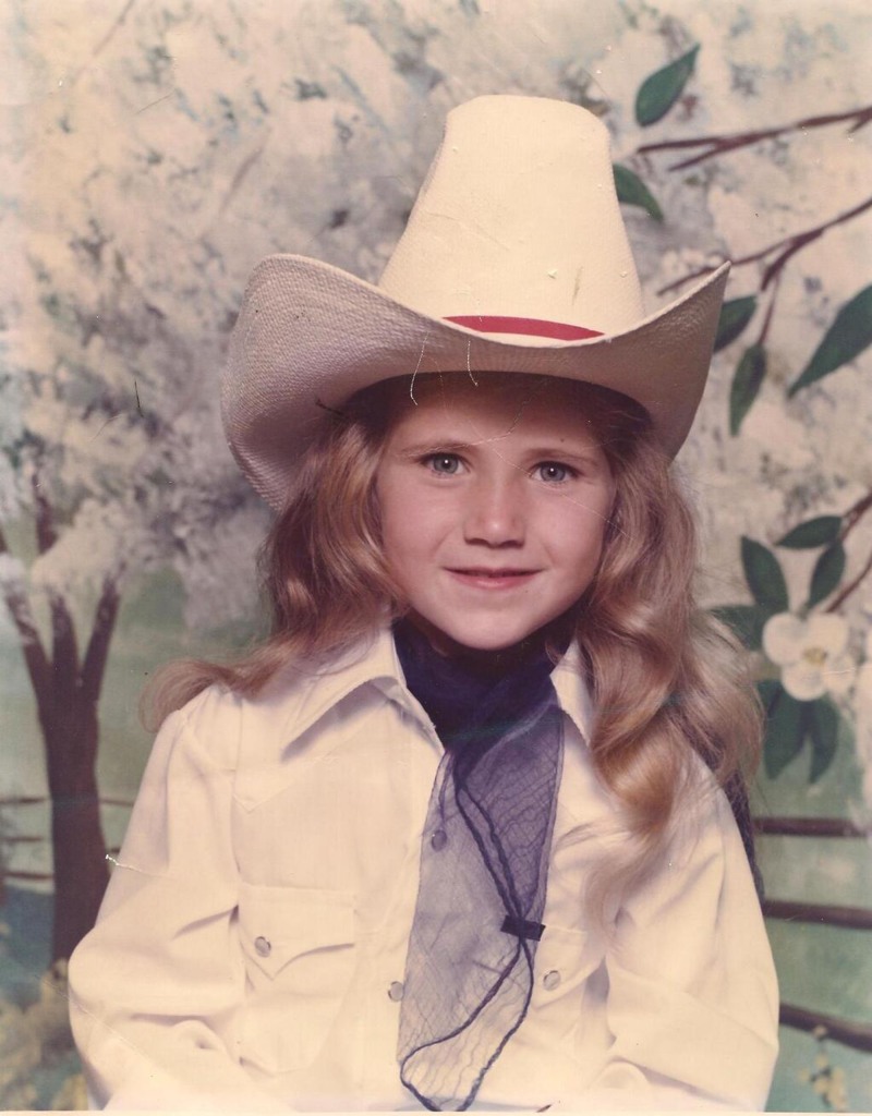 Kristi Noem as a child