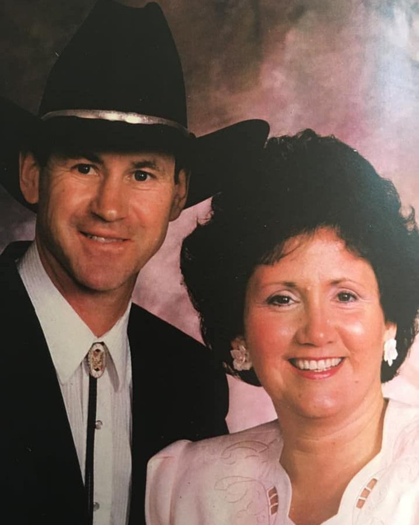 Noem's parents Ron and Corinne Arnold in Watertown, SD.