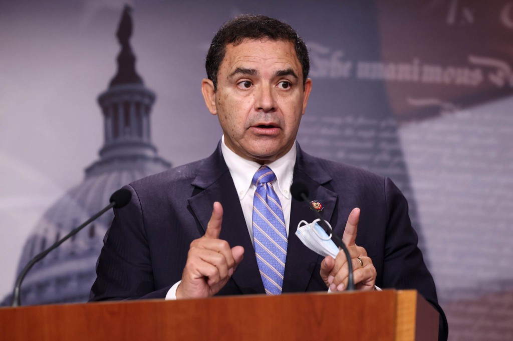 U.S. Rep. Henry Cuellar (D-TX) speaks on southern border security and illegal immigration, during a news conference at the U.S. Capitol on July 30, 2021 in Washington, DC.