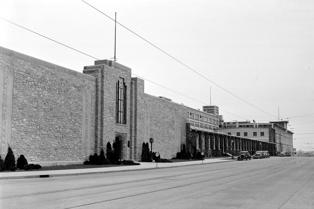 Seen in a 1937 file photo is the Hershey Chocolate plant on Chocolate Avenue, the main street in Hershey, Pa.