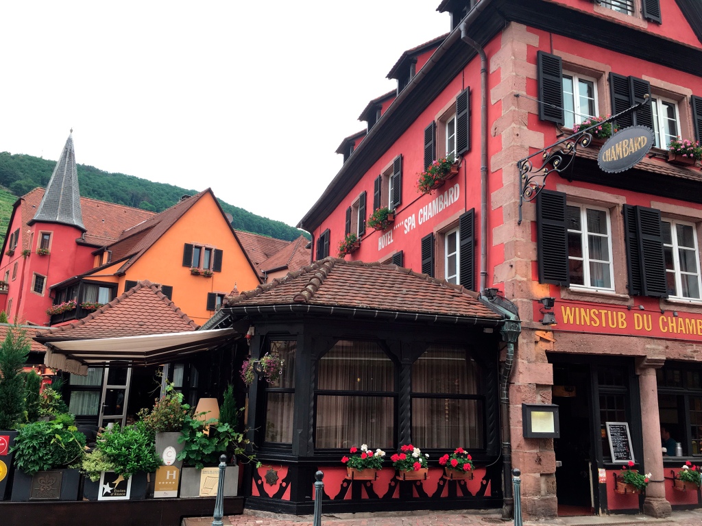 A general view of the Le Chambard hotel where TV chef Anthony Bourdain was found, in Kaysersberg, France, Friday, June 8, 2018. A prosecutor in France says Anthony Bourdain apparently hanged himself in a luxury hotel in the small town of Kaysersberg. French media quoted Colmar prosecutor Christian de Rocquigny du Fayel as saying that "at this stage" nothing suggests another person was involved in the death Friday of the American celebrity chef and food writer. (AP Photo/Jeff Schaeffer)