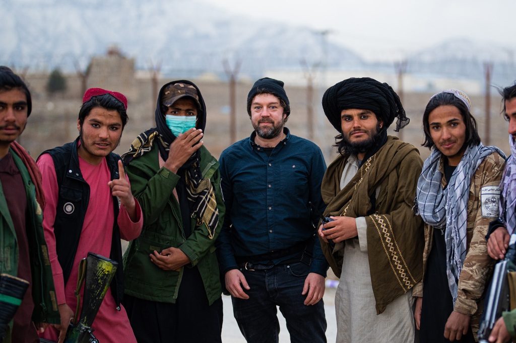 Jamie Roberts interviewed many Taliban members for his documentary. 