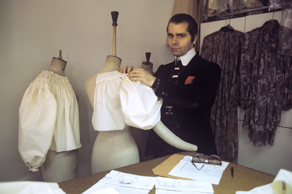 Lagerfeld also helmed Fendi during his career.