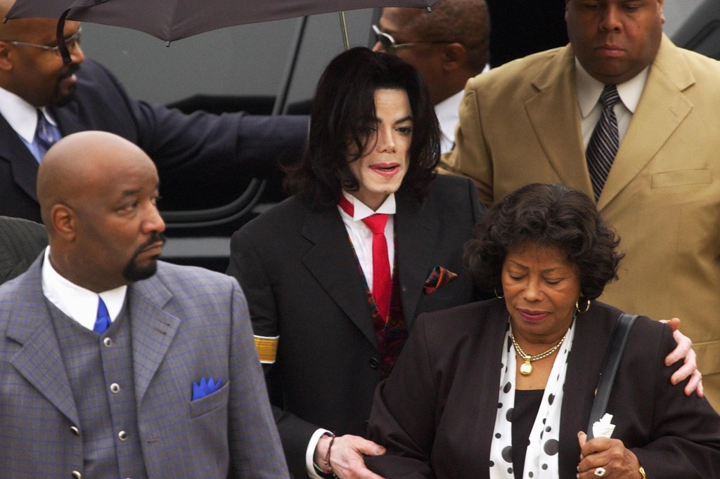 Katherine Jackson is said to be bewildered by Rowe's decision to appear in the new doc. The fiercely protective mom is pictured with Jackson in 2005. 