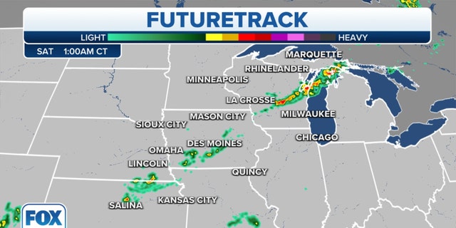 Saturday's Midwest futuretrack