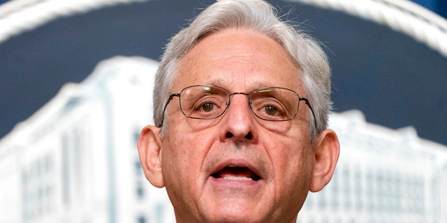 Attorney General Merrick Garland speaks during a news conference, Monday, June 13, 2022, at the Department of Justice in Washington. 