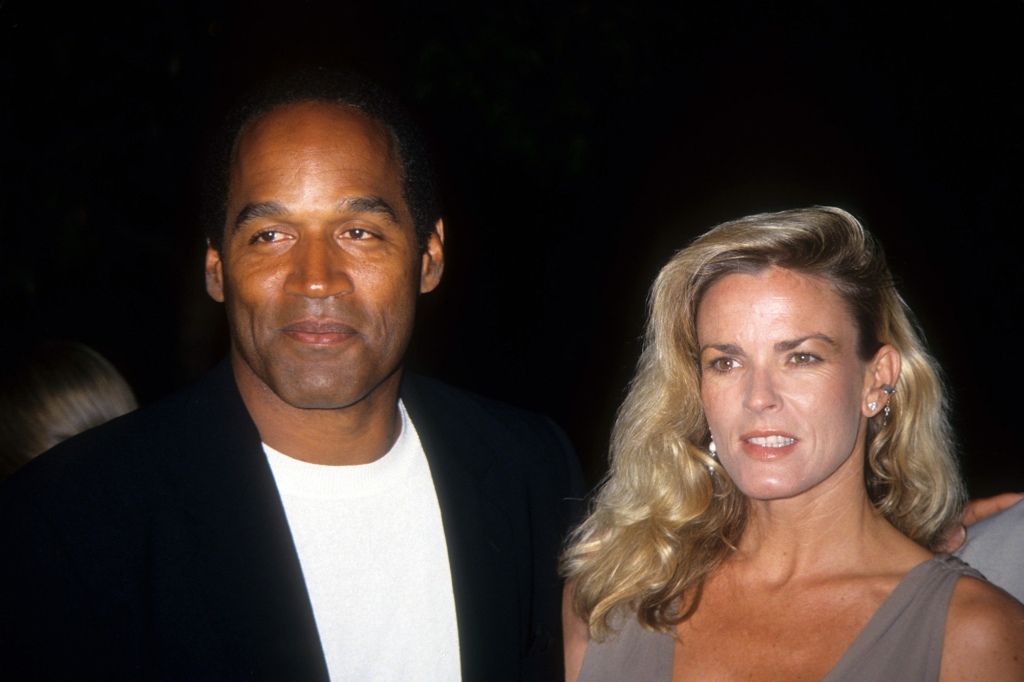  O.J. Simpson  (left) was accused of killing his ex-wife Nicole Brown Simpson (right) in a brutal double homicide. 