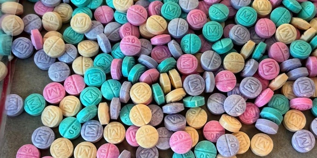 Rainbow fentanyl pills