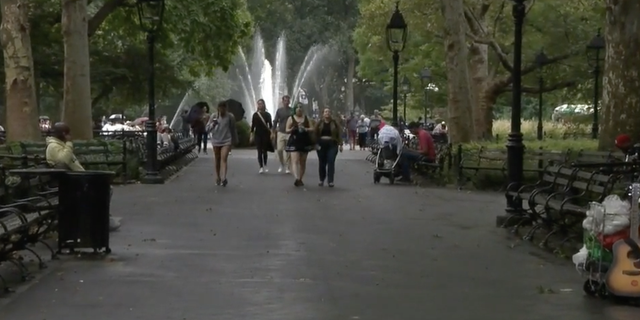 The block is located right next to Washington Square Park. 