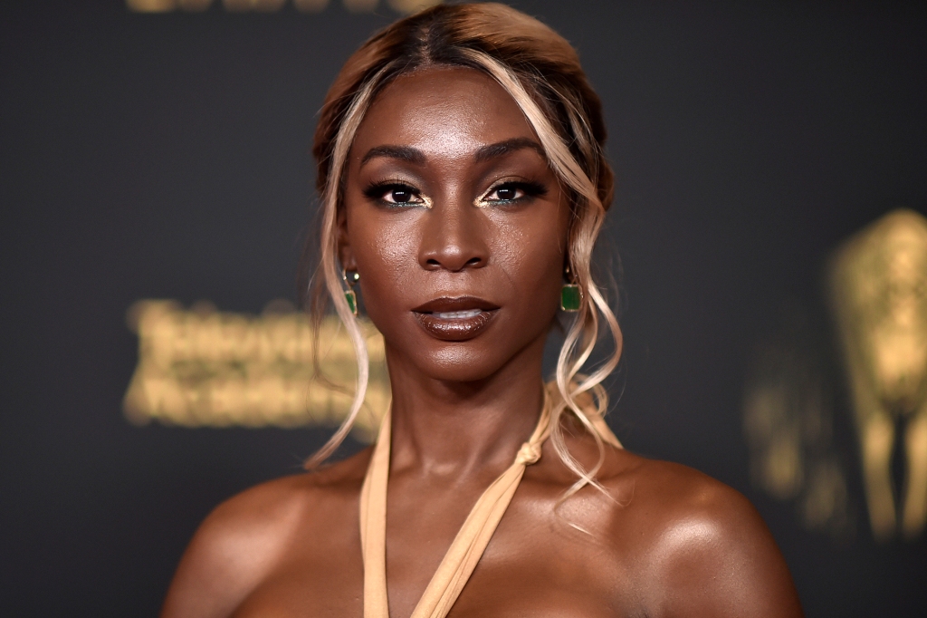Angelica Ross appears at the Creative Arts Emmy Awards in Los Angeles on Sept. 11, 2021.