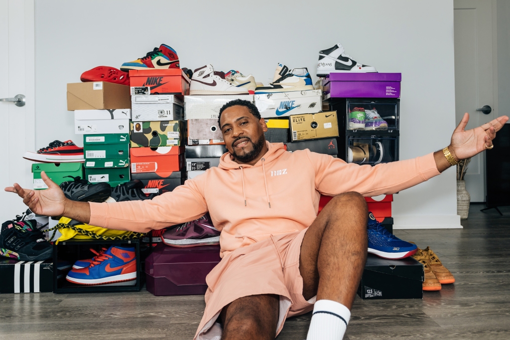 Thomas Harris says he has spent $200,000 on his sneaker collection.