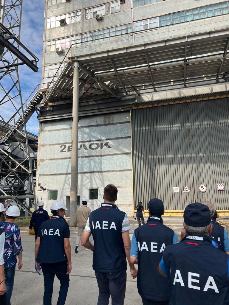 Ukraine's state nuclear company, Energoatom, claimed that the IAEA mission mission had not been allowed to enter the plant's crisis center.