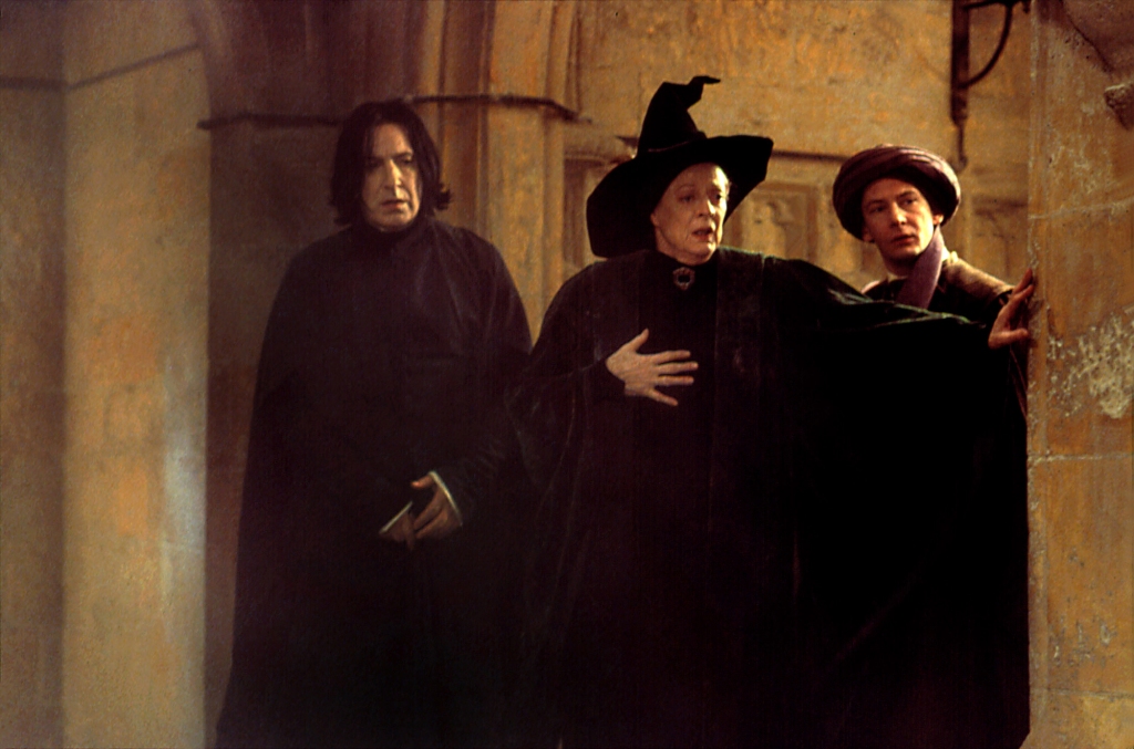 HARRY POTTER AND THE SORCERER'S STONE, Alan Rickman, Maggie Smith, Ian Hart, 2001
