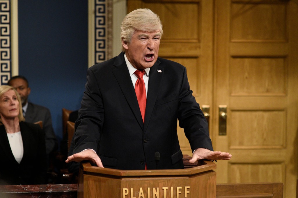 SATURDAY NIGHT LIVE -- "JJ Watt" Episode 1779 -- Pictured: Alec Baldwin as Donald Trump during the "Impeachment Fantasy" Cold Open on Saturday, February 1, 2020 -- (Photo by: Will Heath/NBC/NBCU Photo Bank via Getty Images)