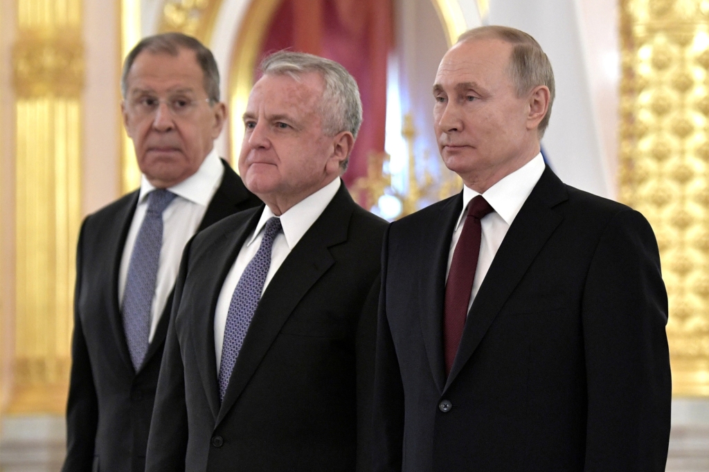 John Sullivan, Russian President Vladimir Putin and Foreign Minister Sergei Lavrov