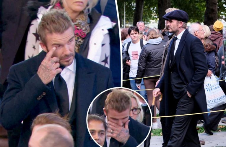 David Beckham emotional at Queen’s coffin after waiting in 12-hour line