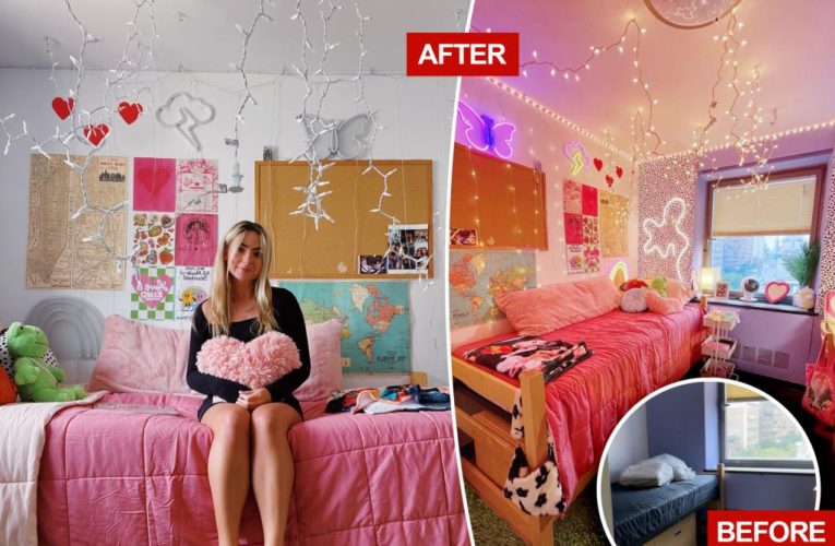 Mind-blowing college dorm-room makeovers done on a budget