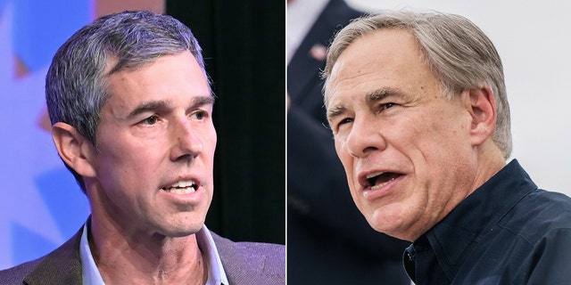 Democratic Texas gubernatorial candidate Beto O'Rourke, left, and incumbent GOP Gov. Greg Abbot, right.