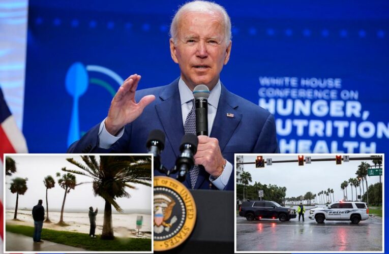 Biden warns energy giants against gas price hikes amid Hurricane Ian