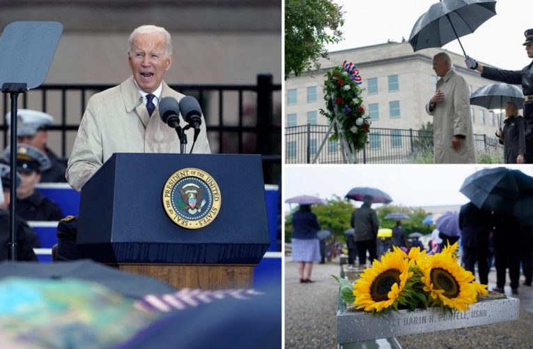 Biden says Americans have ‘duty’ to stand up for democracy at 9/11 Pentagon ceremony