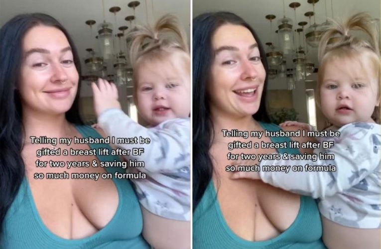 Avery Woods says on TikTok husband should pay for boob job
